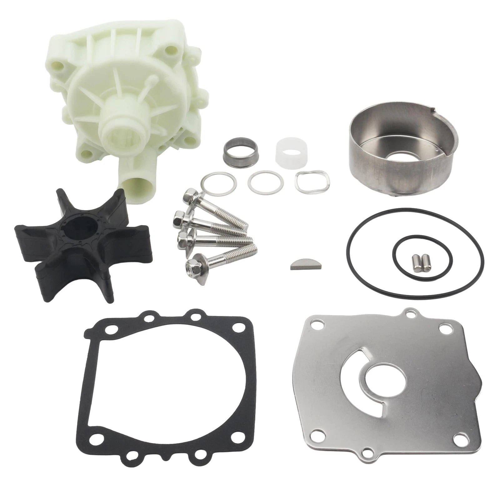 Water Pump Impeller Repair Kit for Yamaha Outboard 61A-W0078-A3 61A-W0078A1-00