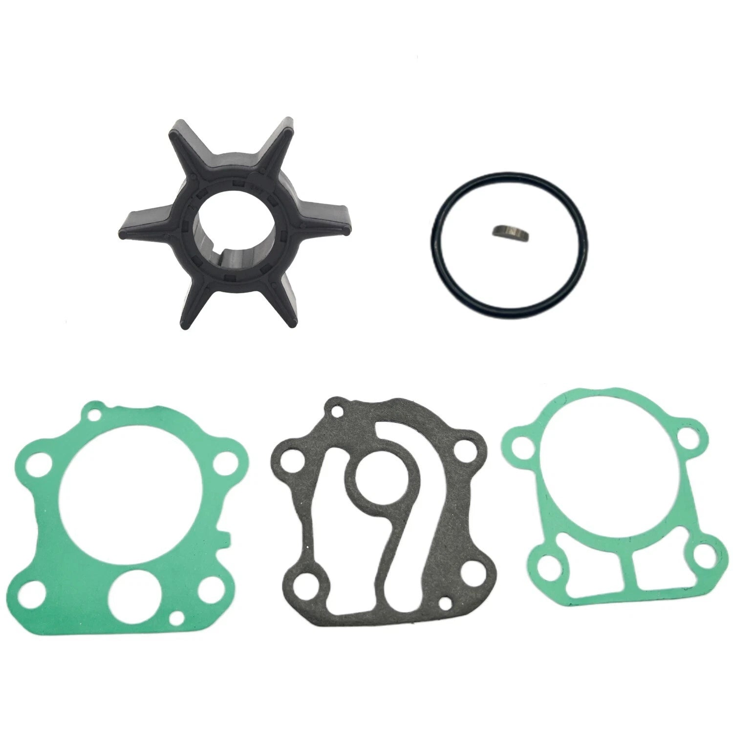 Water Pump Impeller Kit for Yamaha 2-Stroke 50-70 HP Outboard (6H3-W0078-A0)