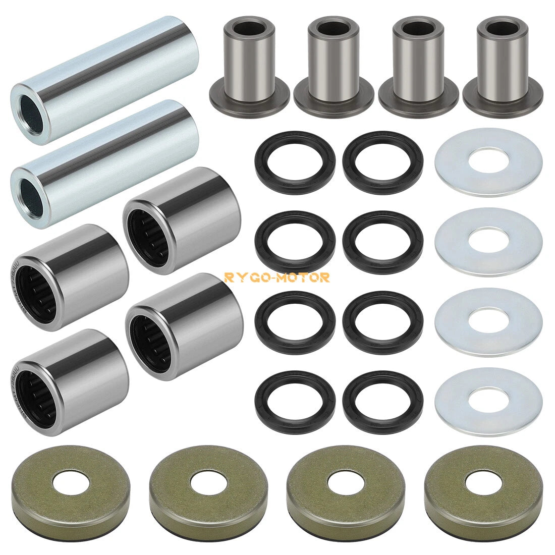 Front Upper & Lower A-Arm Bushing Seals Kit for Kawasaki KFX400 KSF400 (2003–2006)