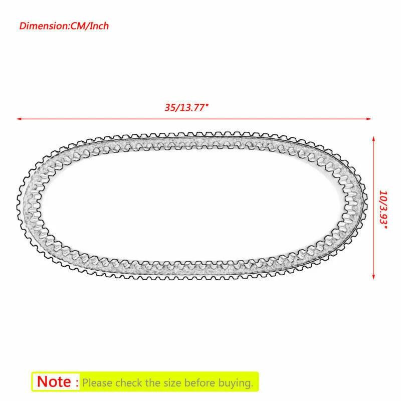 Drive Belt for Yamaha Zuma 125 (2009–2015) 5S9-E7641-00-00 T9