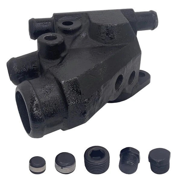 Thermostat Housing for Volvo Penta-OMC V6 & V8 (Replaces: 3850360)