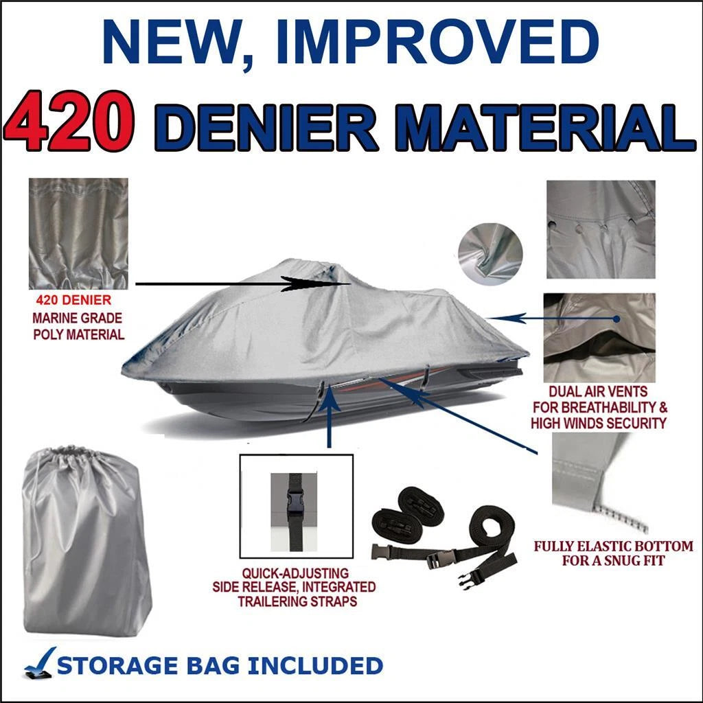 Jet Ski Cover for SeaDoo Bombardier RXP-X (2007–2009) PWC 420 Denier