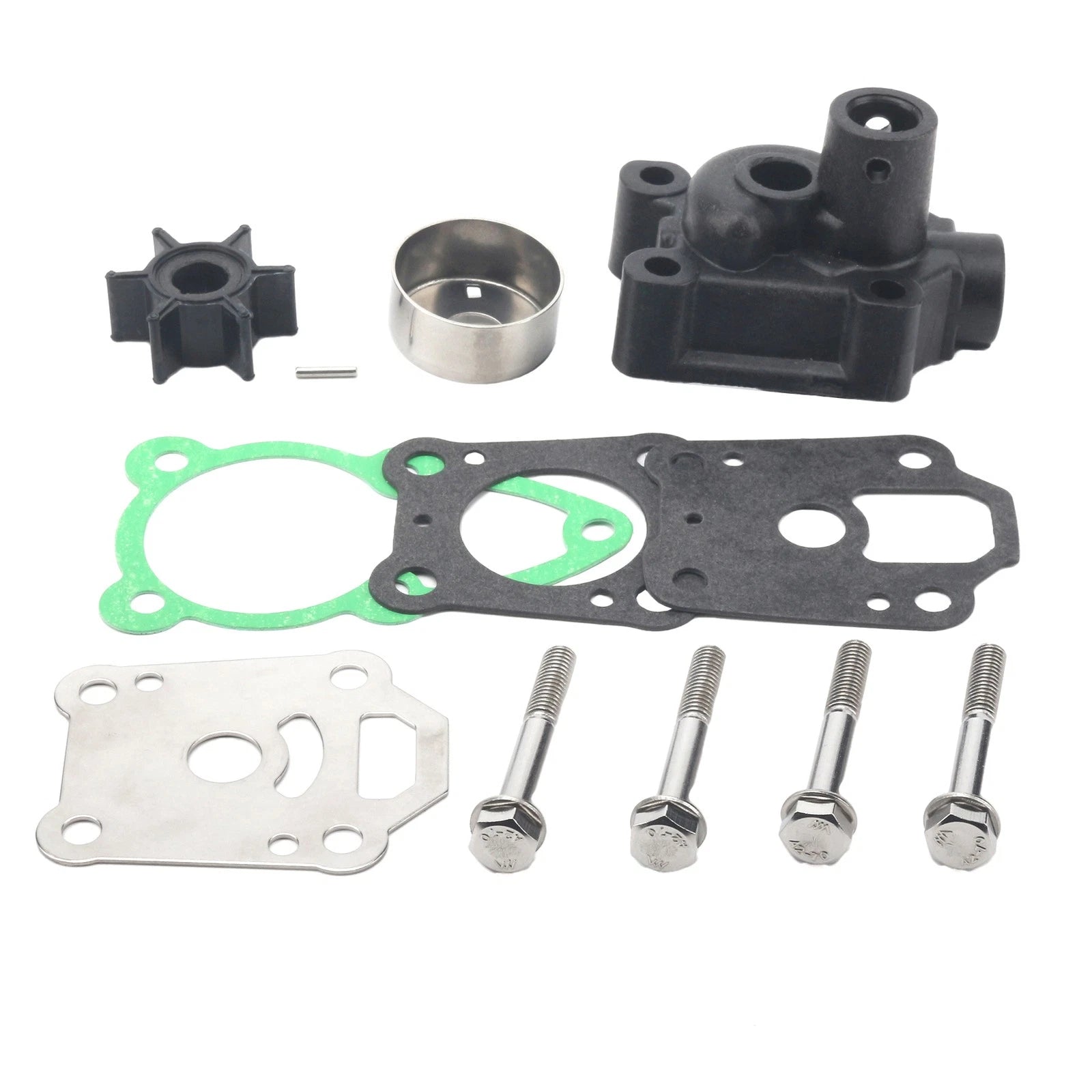Water Pump Repair Kit for Nissan Tohatsu 4 5 6 HP Engine (N/A) 369-87322-0
