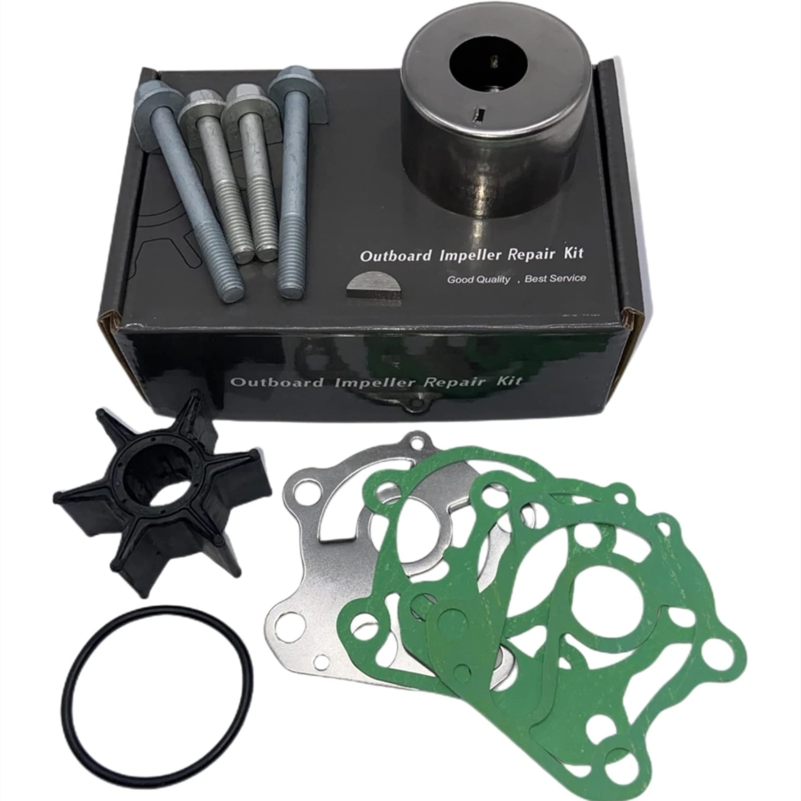 Water Pump Impeller Kit for Yamaha 2-Stroke 70 75 80 85 90 HP (1990–2000) 692-W0078-00