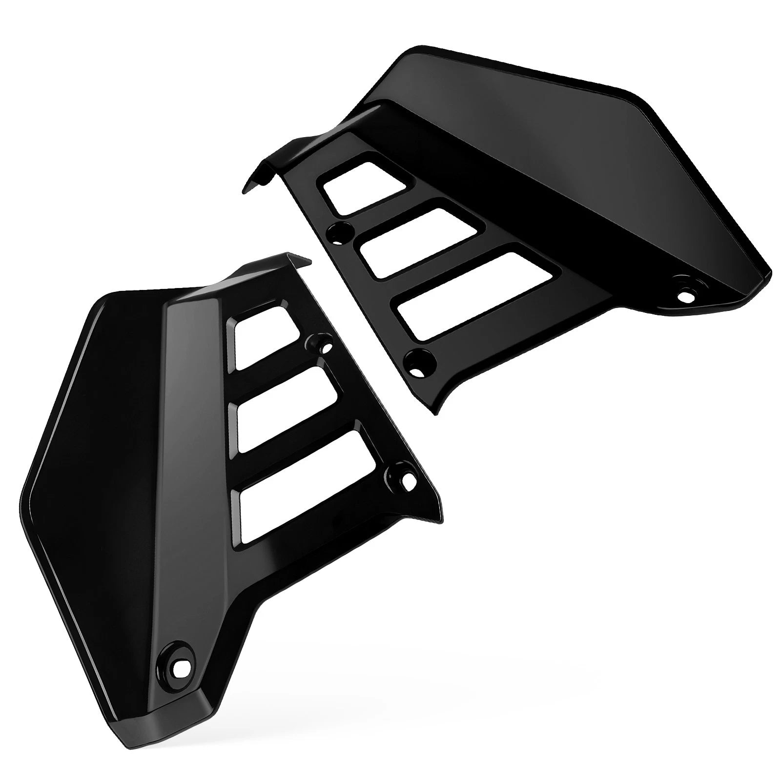 Set of 2 Black Radiator Shrouds for Honda ATC250R (1985–1986)