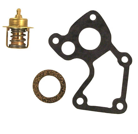 Thermostat Kit for Johnson Evinrude 60 65 70 75 HP (143℉) 18-3669 396987 0313416