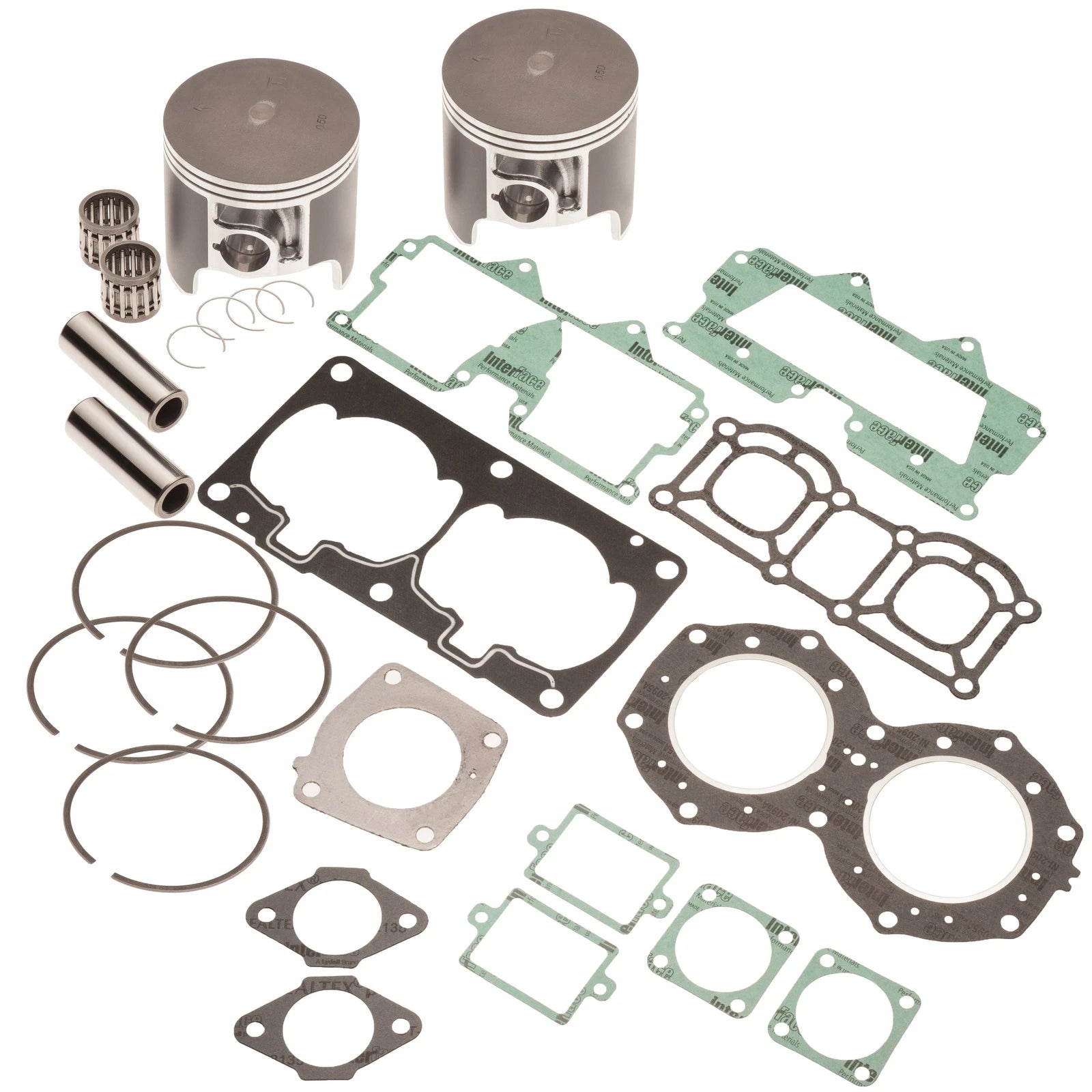 Top End Rebuild Piston Kit for Yamaha 650 WaveRunner 3 VXR Superjet (1993–1997) .50MM Over