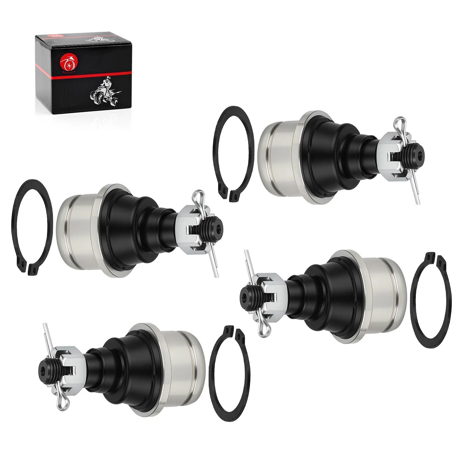 Set of 4 Ball Joints for Honda Rancher 420 2x4 4X4 TRX420 (2014–2024) #51375-HP5-601