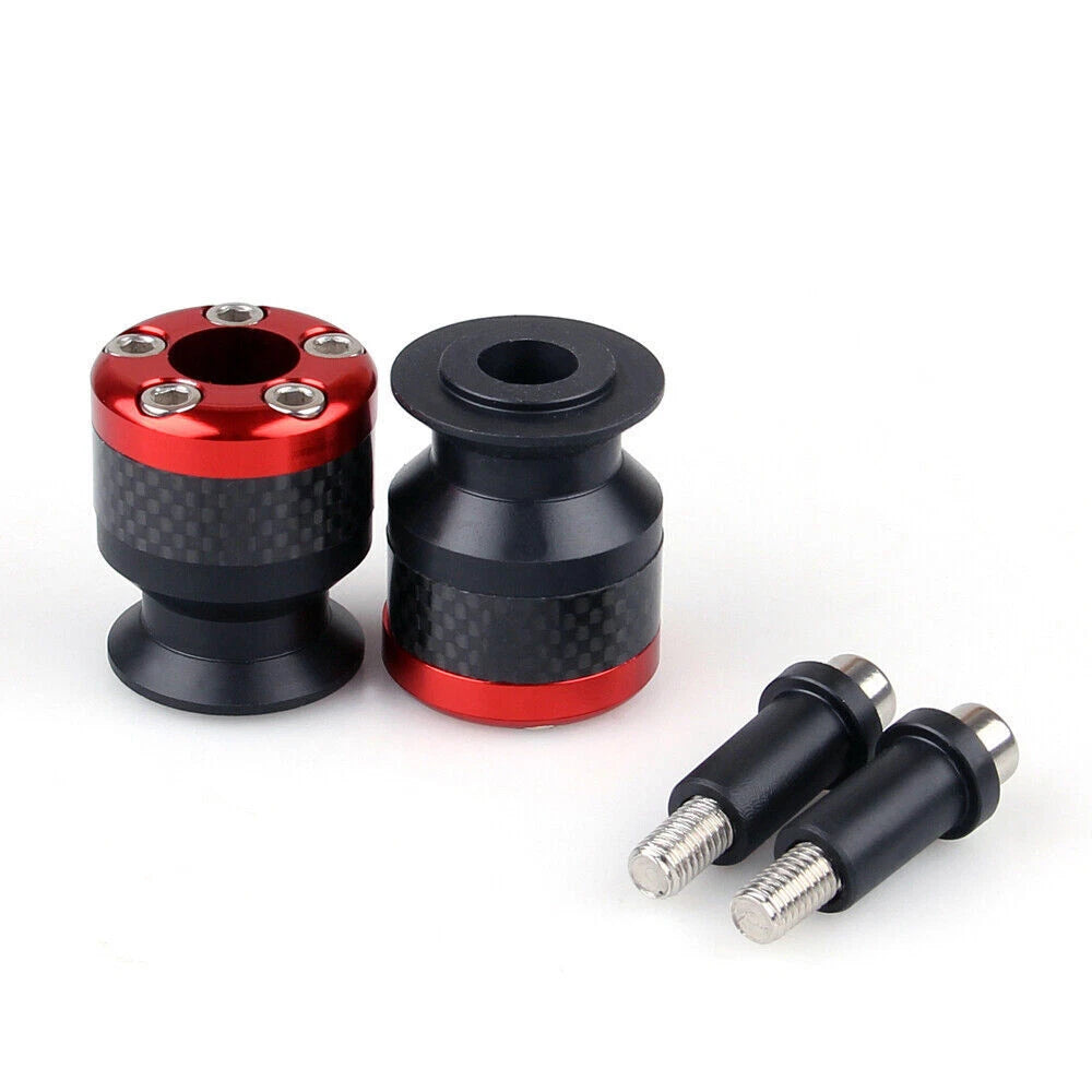 CNC Carbon Fiber 8mm Swingarm Sliders Spools for Honda CBR 250 600 1000 (T9)