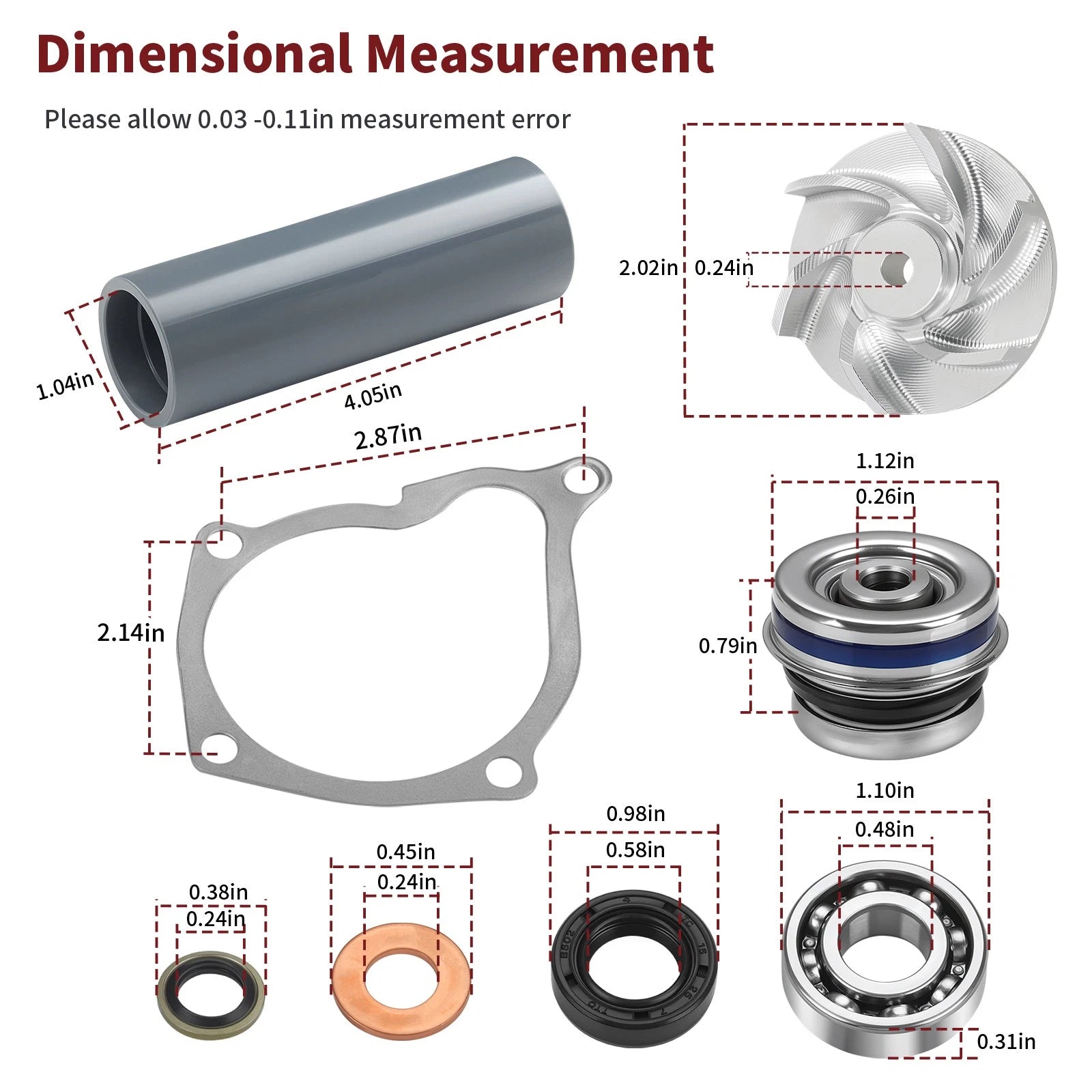 Water Pump Kit for Polaris Sportsman 400 (2001–2005, 2011–2014)
