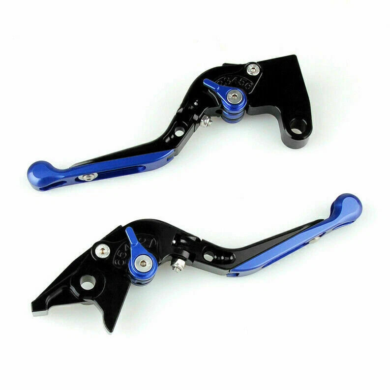Adjustable Folding Brake Clutch Levers for Honda CB 1300/ABS (2003–2019) - Blue T9