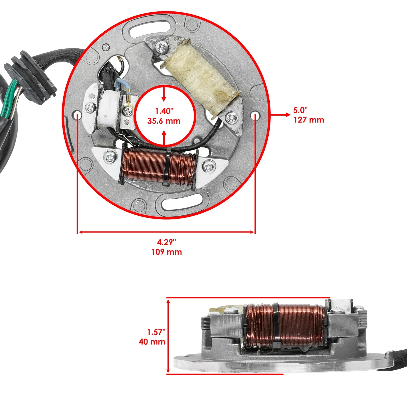 Stator for Yamaha Wave Runner 650/700 (1990–1995) WRA650 WRB650 WRA700