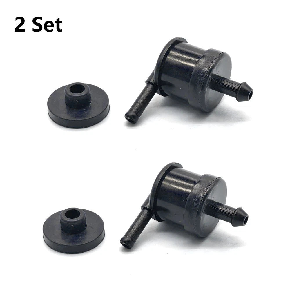 Set of 2 Fuel Check Valve & Grommet for Husqvarna Craftsman (576618101, 584648201)