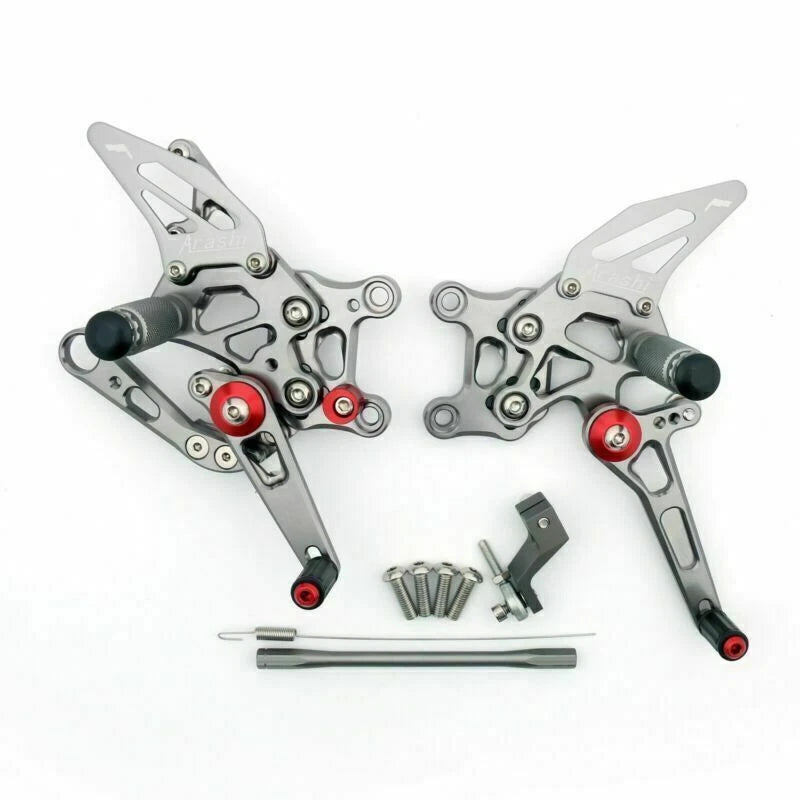Aluminum Rearsets Footpegs for Aprilia RSV4 1000 (2009–2012) Titan Color