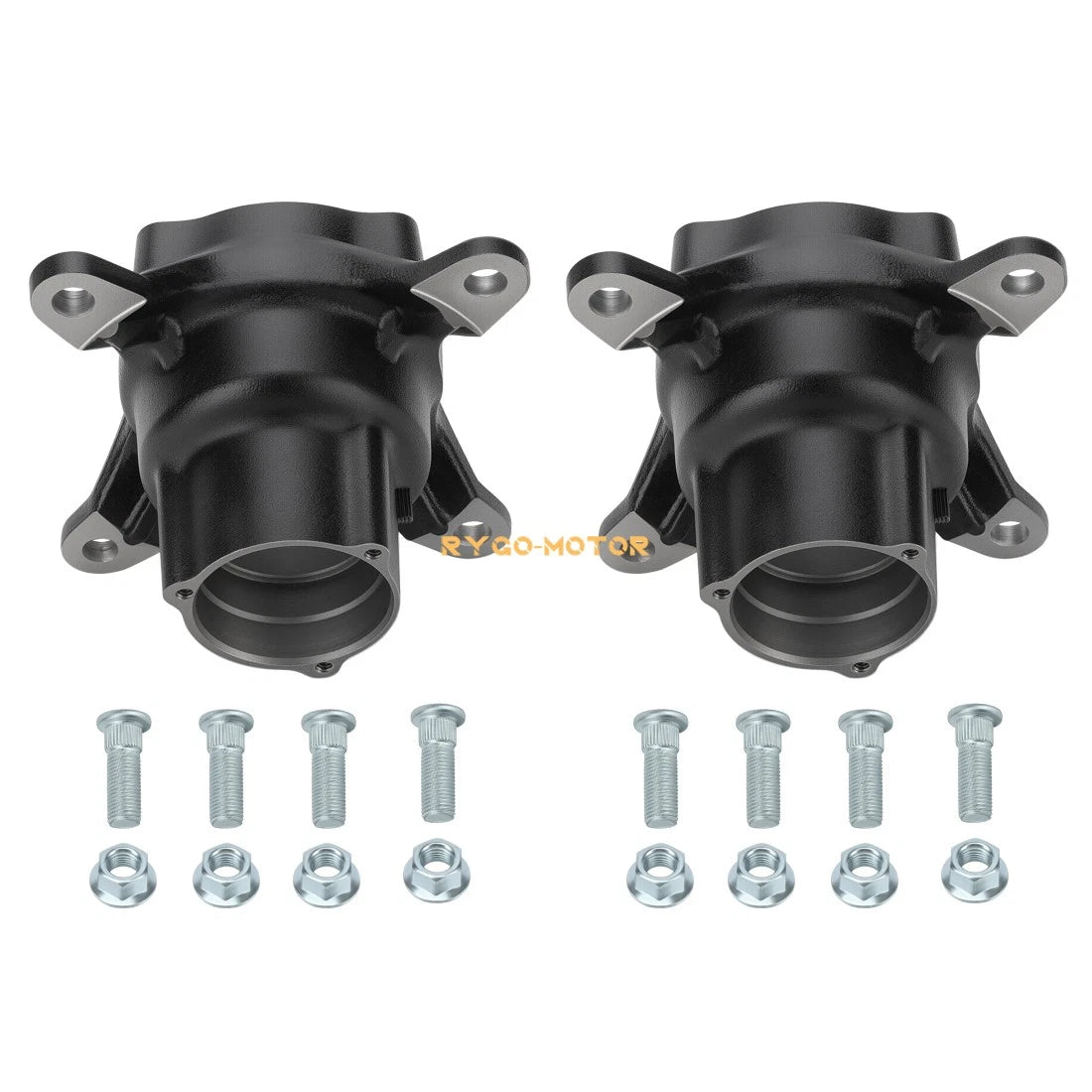 2 Front Wheel Hubs Kit for Polaris Xplorer Worker Big Boss Ranger Sportsman 500 (1996–2007)