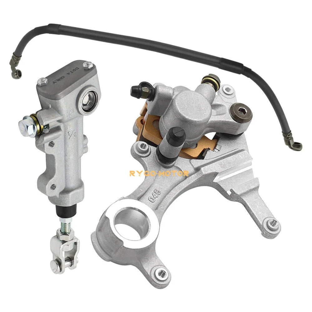 Rear Brake Caliper & Master Cylinder Hose Assy for Kawasaki KLX450R KX450/KX450F