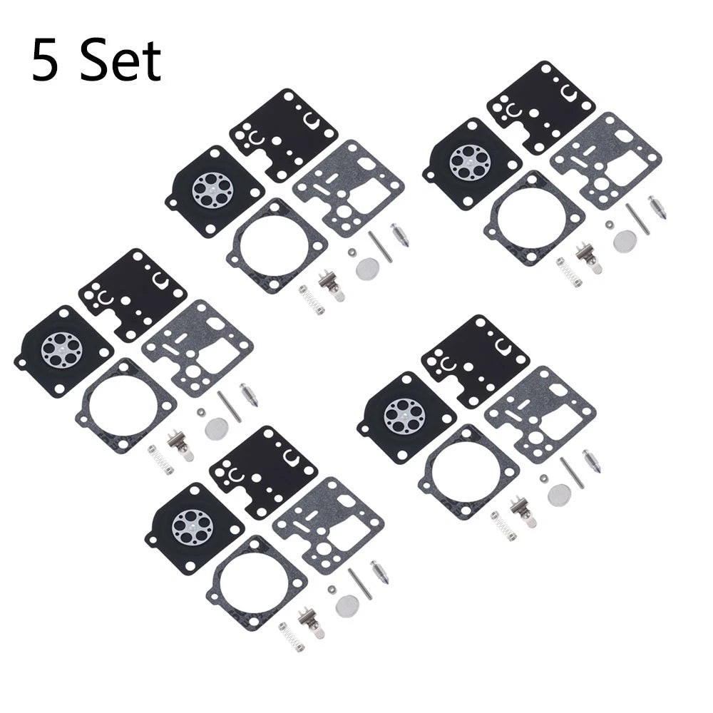 5X Carburetor Rebuild Kit for Echo SRM-225 PB-251 GT-225 (Zama RB-123 RB-188)