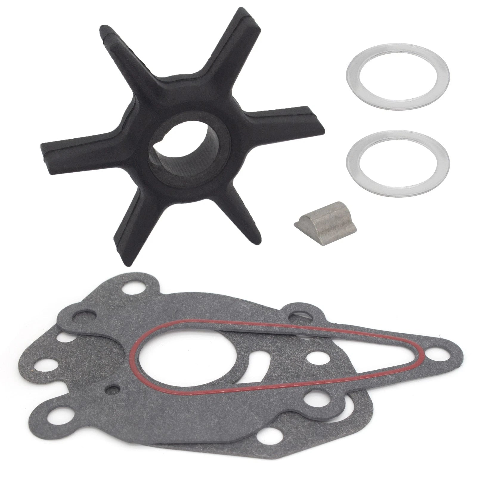 Water Pump Impeller Kit for Mercury 8 9.9 10 15 HP Outboards (47-42038Q02)