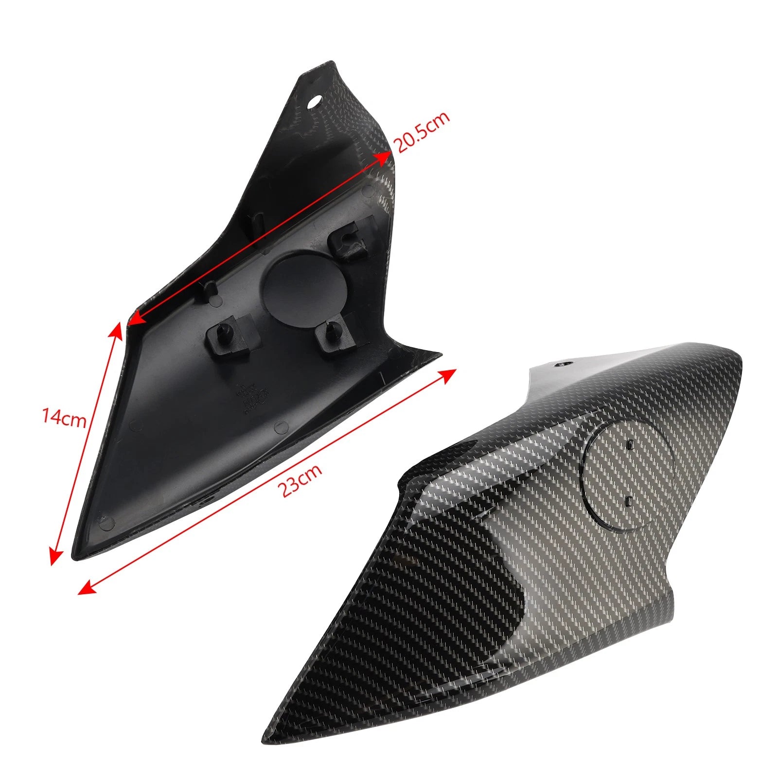 Air Intake Covers for Yamaha MT-09 FZ09 (2021–2023) Carbon T9