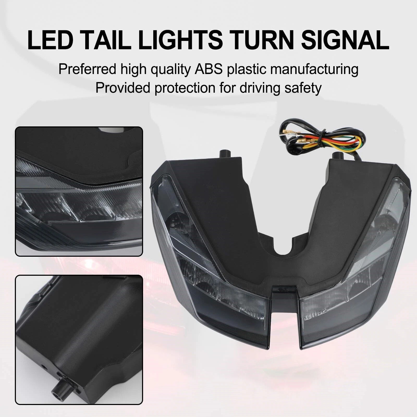 Tail Lights Turn Signal for Ducati Hypermotard 821 939 950 SP (2012–2021) Black T9