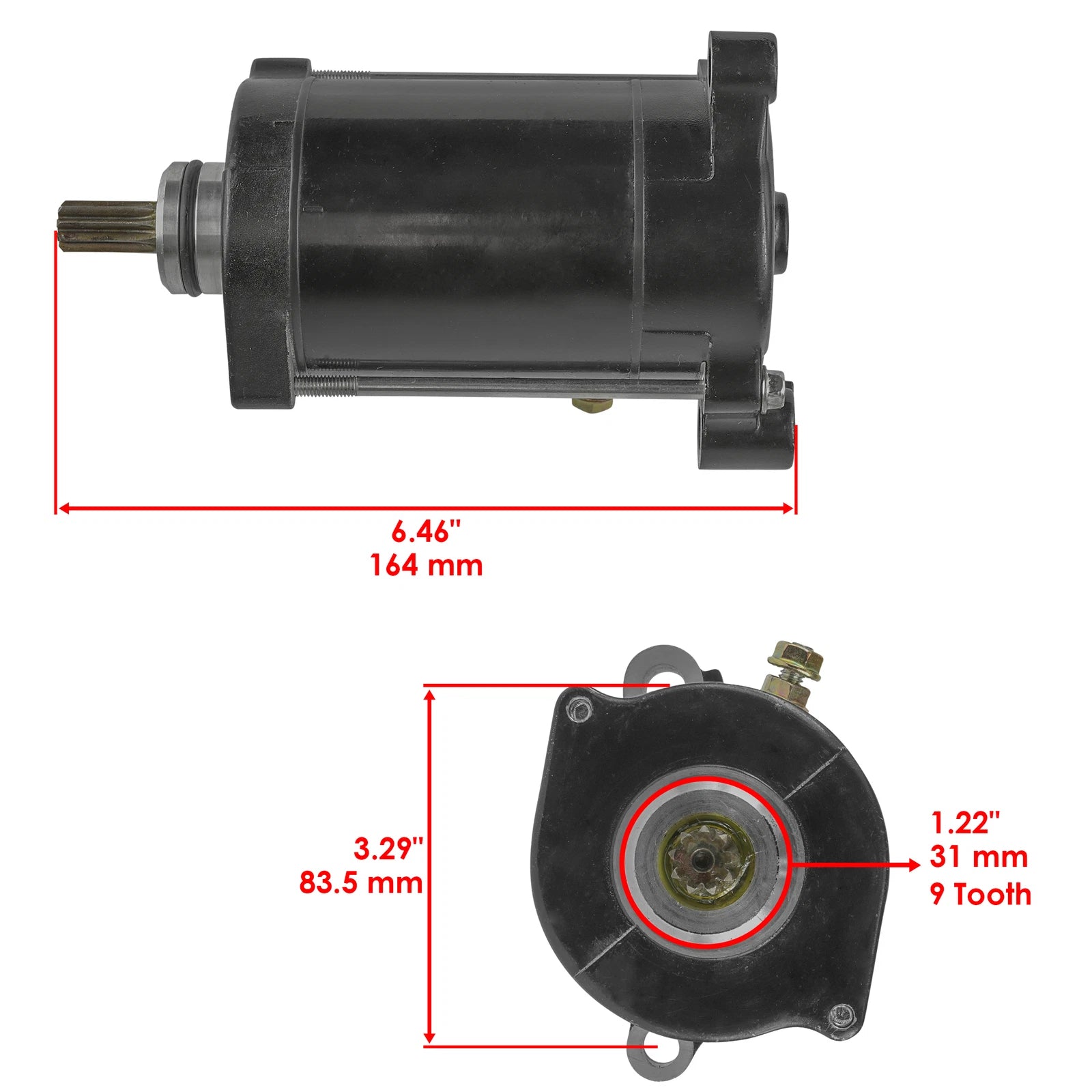 Starter & Solenoid Relay for Yamaha XL700 Wave Runner (1999–2001)