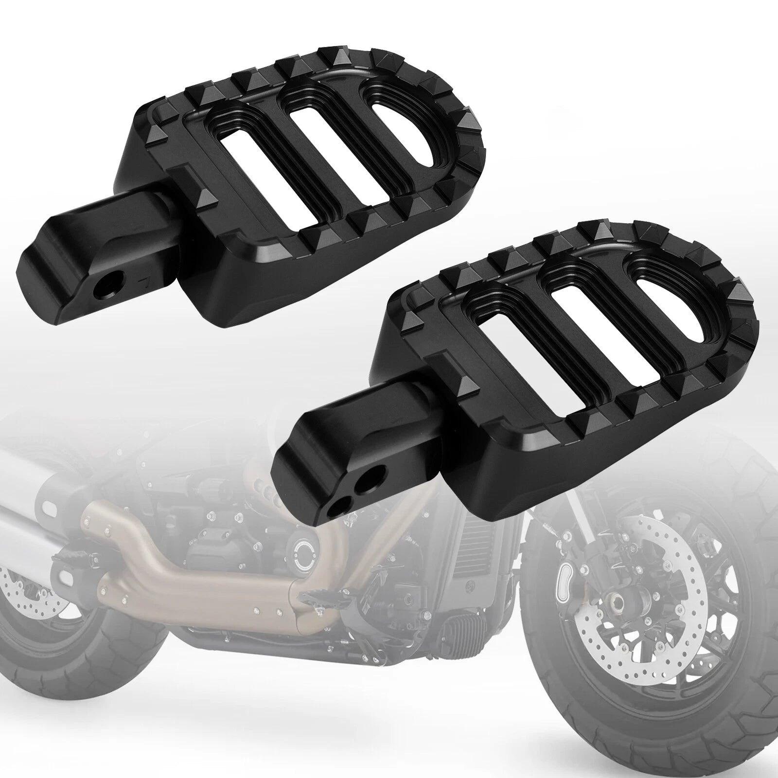 Rear Footrests Foot Pegs for Harley Sportster S, Breakout, Softail Slim (T9)