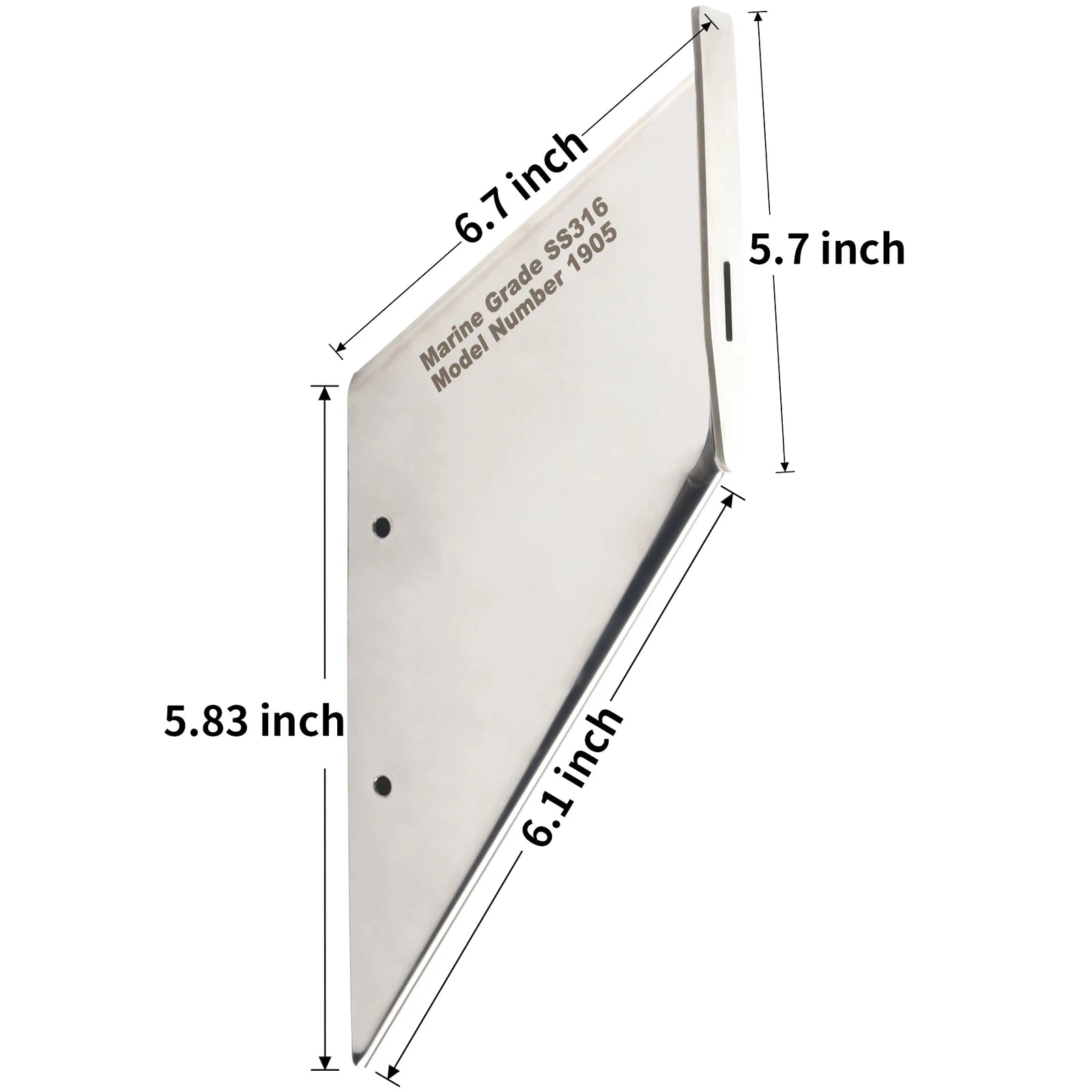 Skeg Guard for Mercury Mariner 175-225hp Verado 4.8" Gearcase (2005–2018) #27211