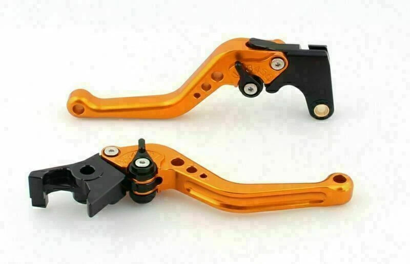 Short Brake Clutch Levers for Yamaha MT-01 (2004–2009), V-MAX (2009–2014) Gold T9