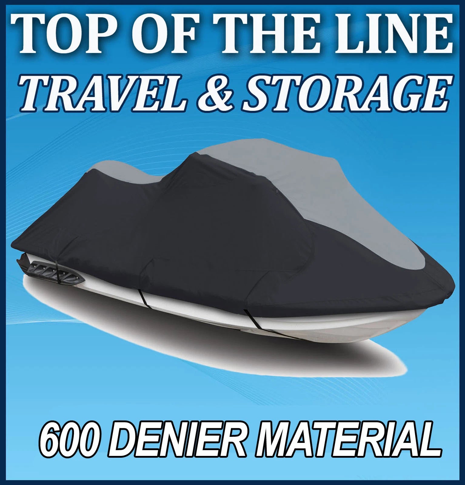 PWC Cover for Sea Doo GTR 230 (2017–2019) Black/Grey