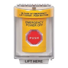 SAFETY TECHNOLOGY INTERNATIONAL – Emergency Power Off Push Button: Turn-to-Reset, Push Button