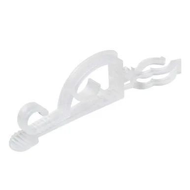 Set of 25 Clear Max Pro Anywhere Christmas Light Clips – 4″