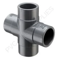 1/4″ Schedule 80 PVC Cross, 820-002