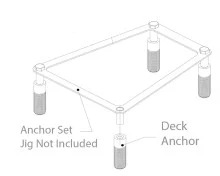 SR SMITH FLUSH DECK ANCHOR KIT – 38-2110