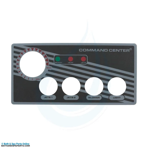 Tecmark Overlay [Command Center 4 Btn] (30202BM)