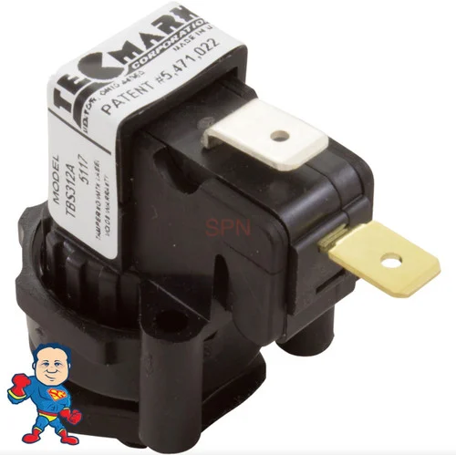 Tecmark TBS 312 Momentary Air Switch – SPNO 3A Threaded – Hot Tub Spa Control