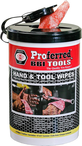 Heavy Duty Degreasing Towels - 82 Count Hand & Tool Cleaning Wipes