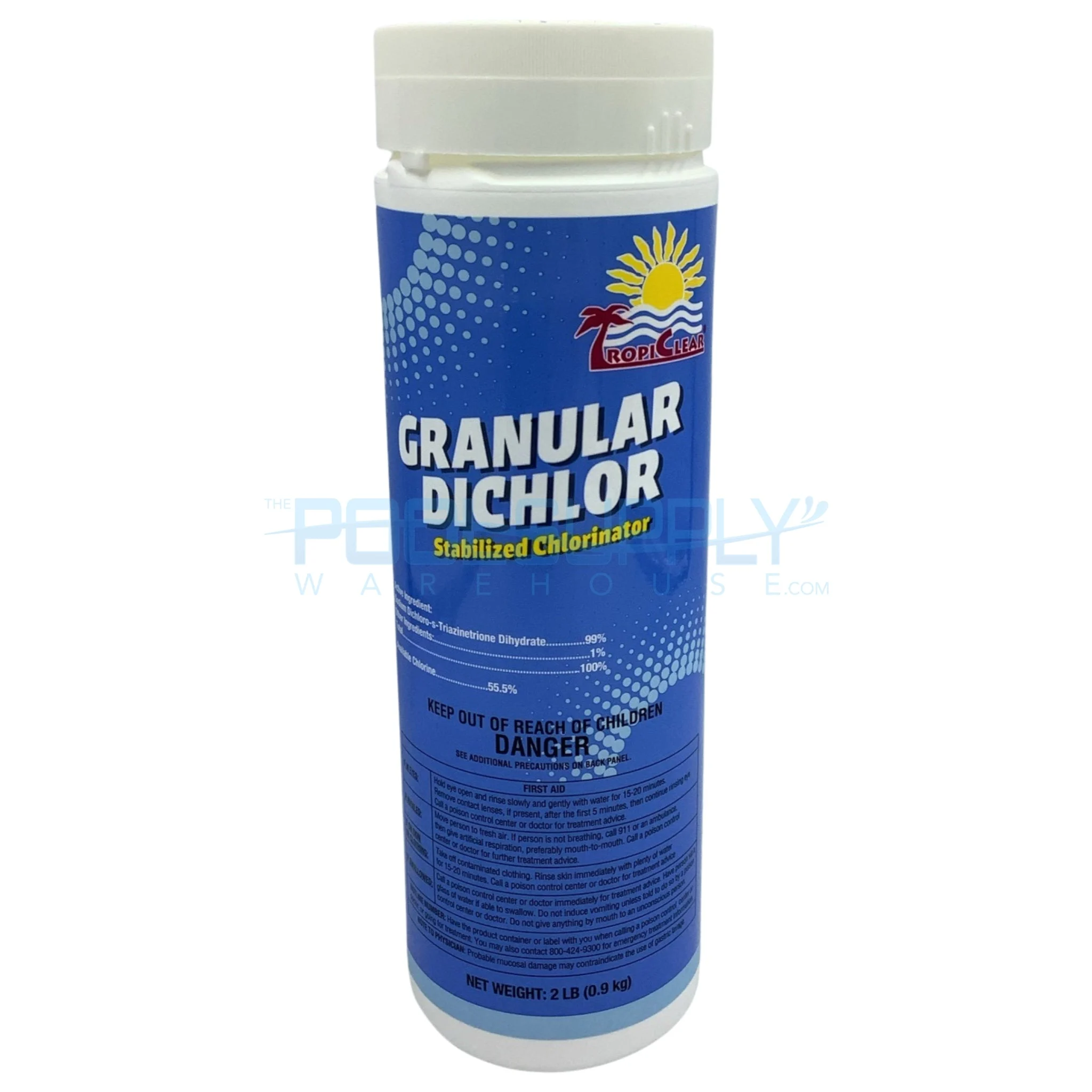 TropiClear Granular Dichlor – 2 Lb – TC-6002-1