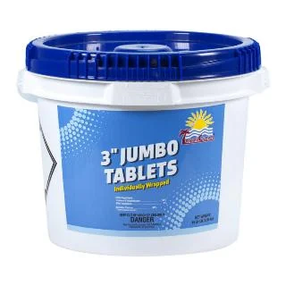 Unwrapped 3″ Chlorine Tabs – 15 lb – TC-315