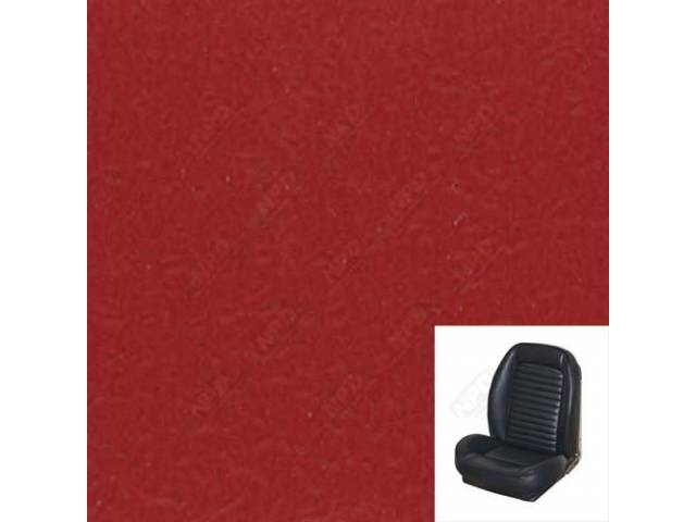 Front Bucket & Rear Bench Full Upholstery Set, Sport Seat II, Standard, Red
