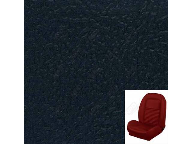 Front Bucket & Rear Bench Full Upholstery Set, Sport Seat II, Standard,Black