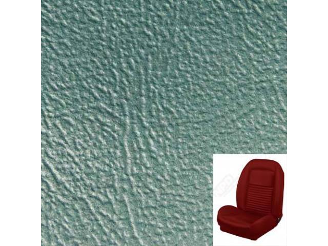 Front Bucket & Rear Bench Full Upholstery Set, Sport Seat II, Standard,Turquoise