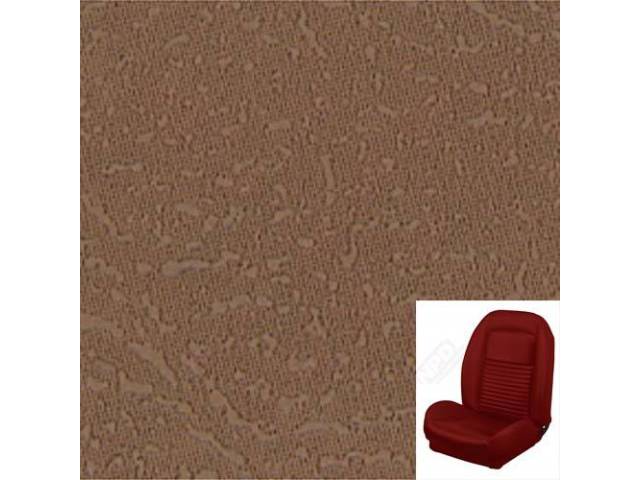 Front Bucket & Rear Bench Full Upholstery Set, Sport Seat II, Standard, Saddle
