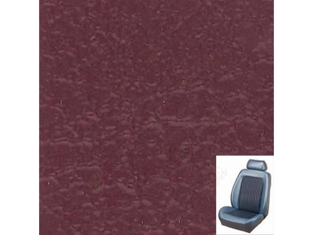 Front Bucket & Rear Bench Full Upholstery Set, Sport Seat II, Standard, Maroon