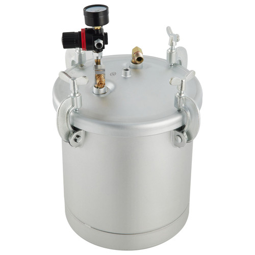 Paint Tank 10L Pressure Pot Paint Sprayer 2.5 Gallon Pressure Spray Gun Regulator (10L 1.5mm)