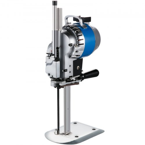 Fabric Cutting Machine 8 inch High Speed Straight Knife Cloth Cutting Machine 750W Industrial Fabric Cutting Machine with Automatic Knife Sharpen(8 inch)