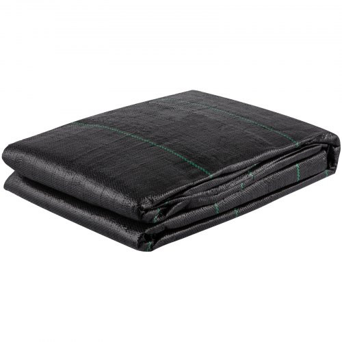 Geotextile Fabric, 12.5 x 30 ft 3.5oz Woven PP Driveway Drain Cloth w/ 600lbs Tensile Strength, Heavy Duty Underlayment for Soil Stabilization, Landscaping, Weed Barrier, 12.5FT30FT-3.5OZ, Black