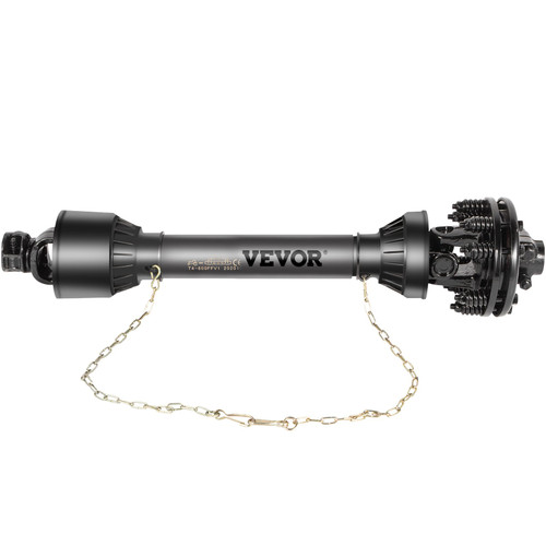 PTO Shaft, 1-3/8" 6 Spline Tractor and Implement Ends PTO Driveline Shaft, Series 4 Tractor PTO Shaft, 43"-59" Brush Hog PTO Shaft with Slip Clutch Black, for Finish Mower, Rotary Cutter