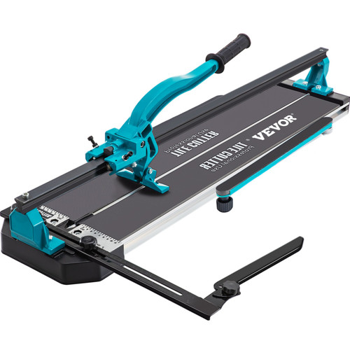 Tile Cutter, 24 Inch Manual Tile Cutter, Tile Cutter Tools w/Single Rail Double Brackets, 3/5 in Cap w/Precise Laser Guide, Tile Cutter Porcelain Tools for Precision Cutting Porcelain Tiles