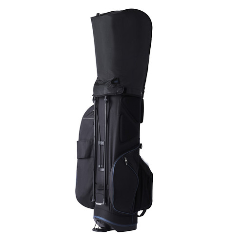 Golf Cart Bag with 14 Way Organizer Divider Top, 35a 11 Pockets Premium Cart Bag with Stand, Durable Golf Bags with Handles & Dust Cover & Detachable Dual Strap for Men & Women, Black White
