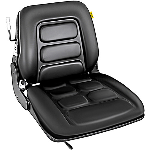 Universal Forklift Seat with 3 Stage Weight Adjustment ?Forklift Seat Vinyl Compatible with Toyota, Clark, Cat, Hyster, and Ysle